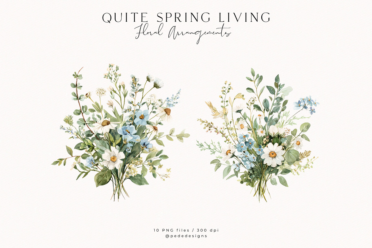 Quite Spring Living Collection, a Seasonal Illustration by PeDe Designs (Photo 13 of 27)