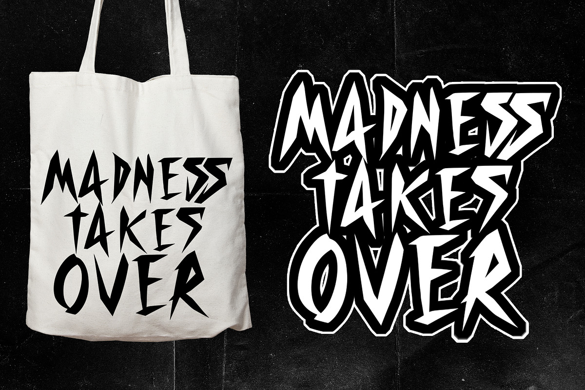 Twisted Crused Halloween Marker, a Blackletter Font by dansdesign (Photo 7 of 9)