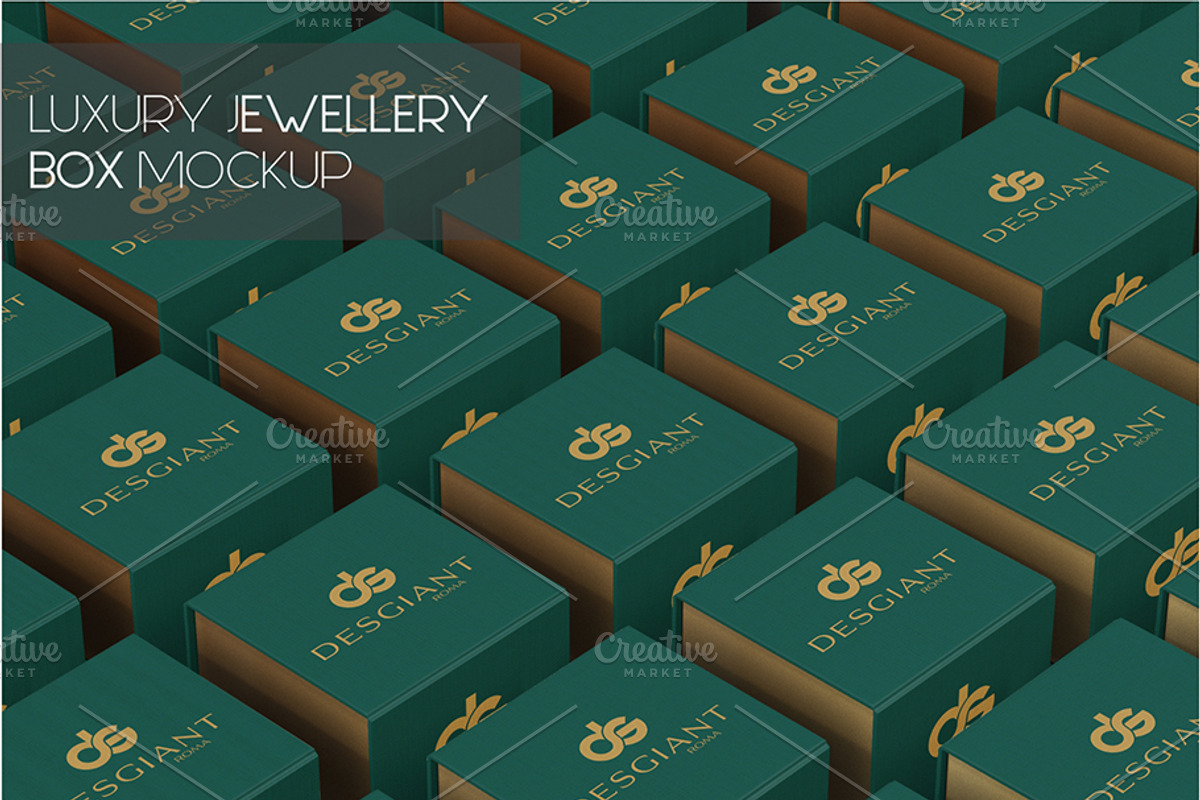 Luxury Jewellery Box Mock-Up, an Object Graphic by desgiant (Photo 2 of 10)