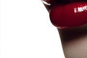 Close up of glossy red lips with rich lipstick, showcasing beaut, a Beauty & Fashion Photo by Studio ANNA (Thumbnail 2 of 2)
