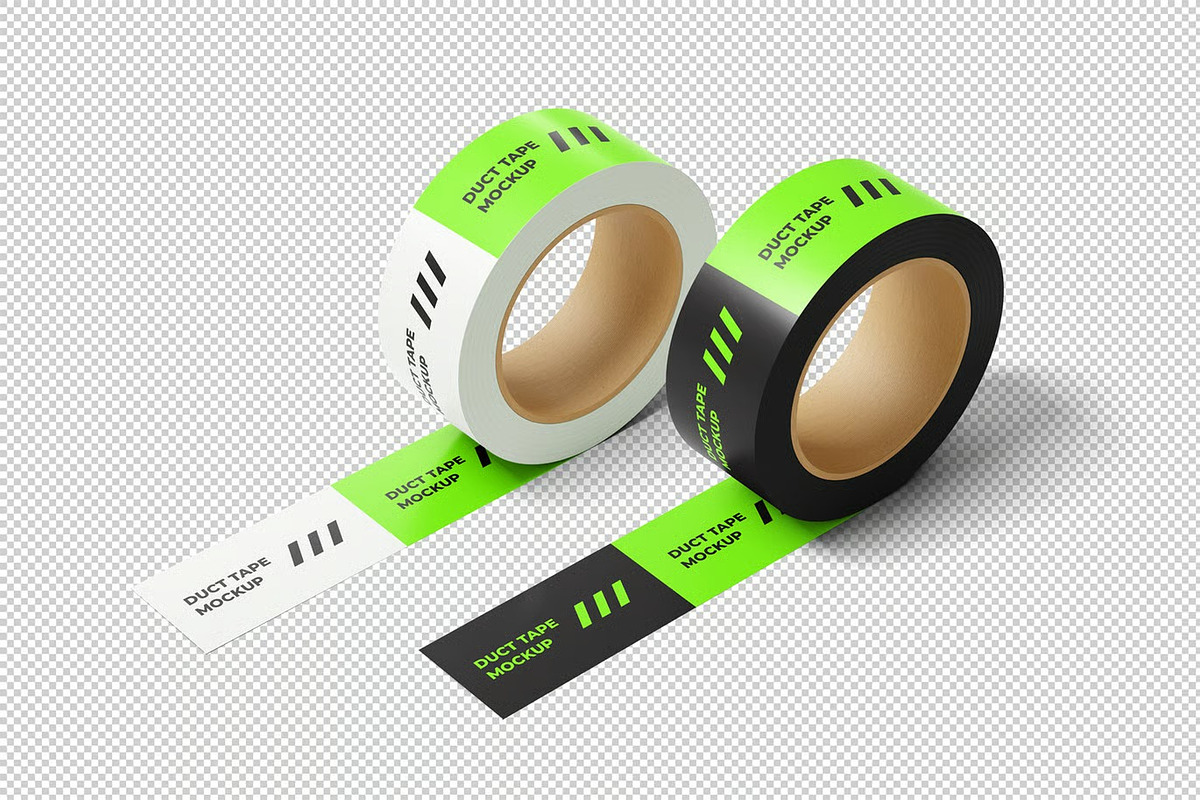 Duct Tape Mockup, a Packaging Mockup by zpackcreative (Photo 4 of 5)