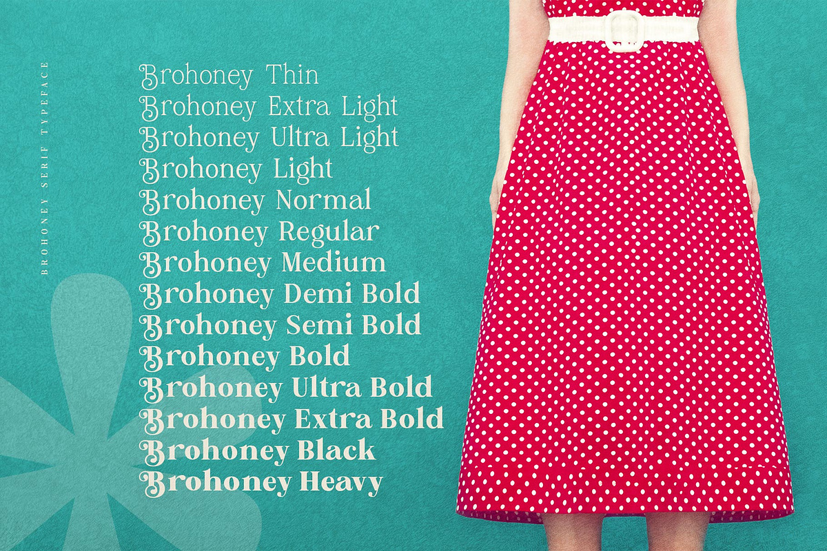 Brohoney Modern Serif Typeface, a Serif Font by alit design (Photo 16 of 18)