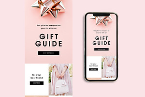 Holiday Gift Guide Email Template