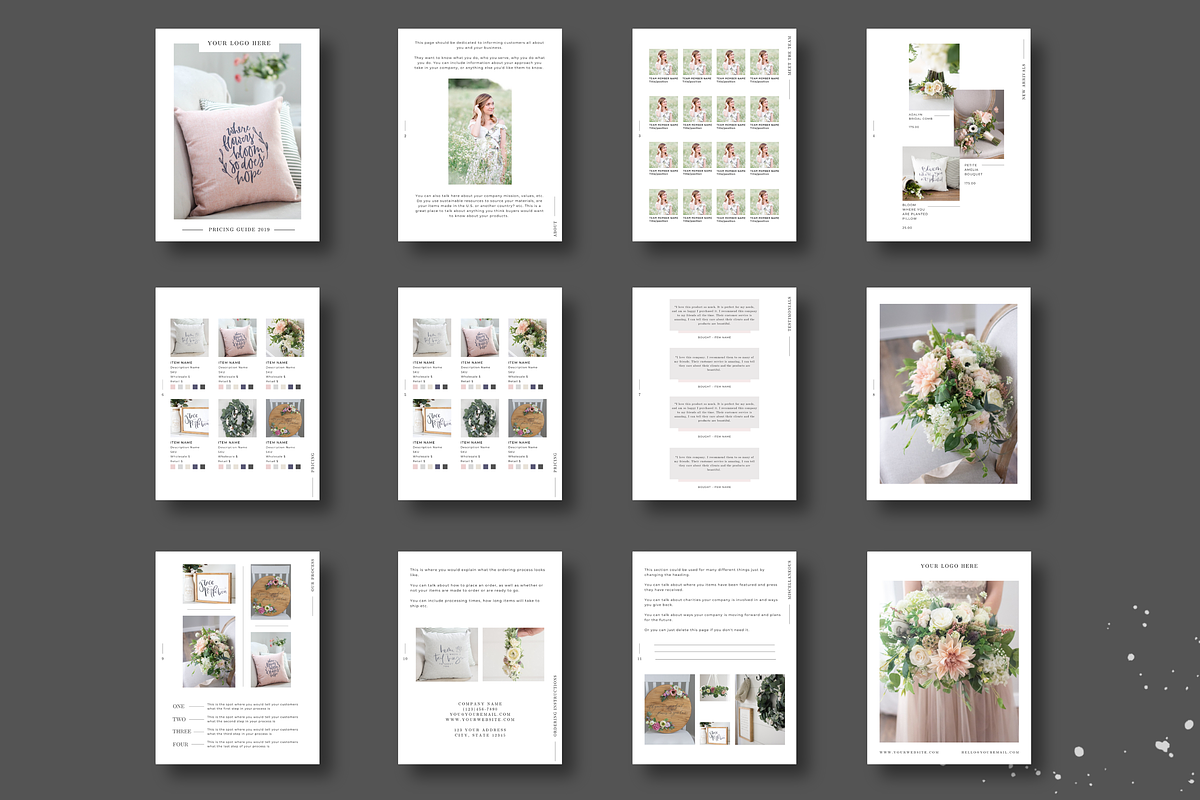 Price Guide/Linesheet, a Presentation Template by Just Like White Creative (Photo 9 of 9)