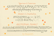 Rue Clementine - curly font, a Handwritten Font by alenaganzhela (Thumbnail 6 of 9)
