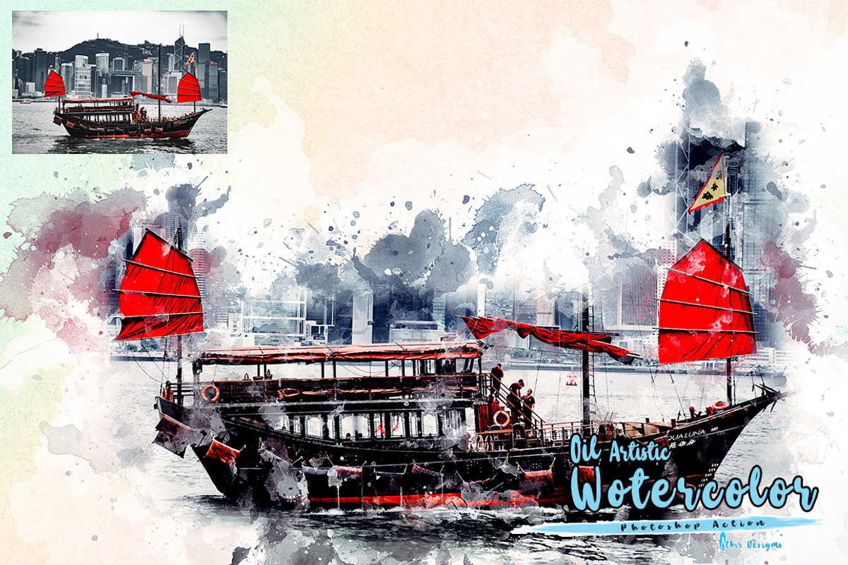 SALE! 21 In 1 Creative PS Actions, an Action Add-On by Jacpot007 (Photo 21 of 55)
