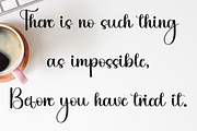 Thinking, a Handwritten Font by InermediaSTUDIO (Thumbnail 3 of 8)