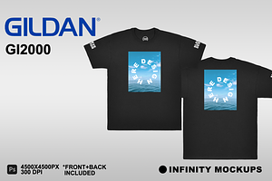 Gildan 2000 Tshirt Mockup