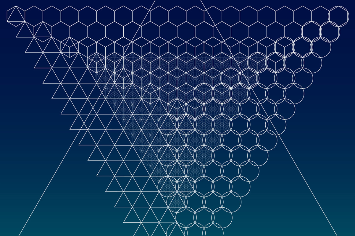 {Sacred Geometry} Symbols + Meshes, an Object Graphic by ekaart (Photo 4 of 5)