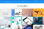 Material: Elegant Website Template, a Bootstrap Template by Devero (Thumbnail 5 of 9)