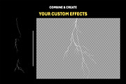 75+ PNG Cutout Lightning Bolt Effect, an Object Graphic by Mikel Blazgad (Thumbnail 6 of 10)