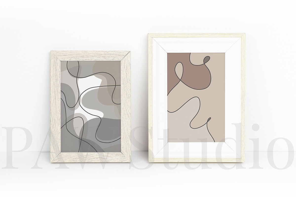 Two Photo Frames Mockup 2x3, a Print Template by PawMockups (Photo 4 of 8)