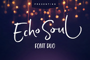 Echo Soul Font Duo, a Script Font by Sam Parrett (Thumbnail 1 of 8)