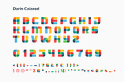 Darin colored and regular font, a Font by kaer_shop (Thumbnail 2 of 11)