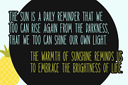 Mellow Sunshine Typeface, a Handwritten Font by Seemly Fonts (Thumbnail 3 of 5)