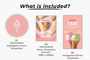 ICE CREAM shop Canva templates, a Social Media Template by Talipic Designs (Thumbnail 2 of 7)