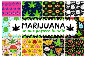 Marijuana pattern bundle