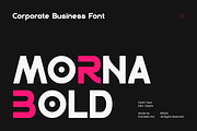 Morna Bold - Corporate Business Font, a Sans Serif Font by Pandeka Studio (Thumbnail 1 of 9)