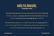 Ateknov | Retro Condensed Font, a Serif Font by twinstd (Thumbnail 10 of 13)