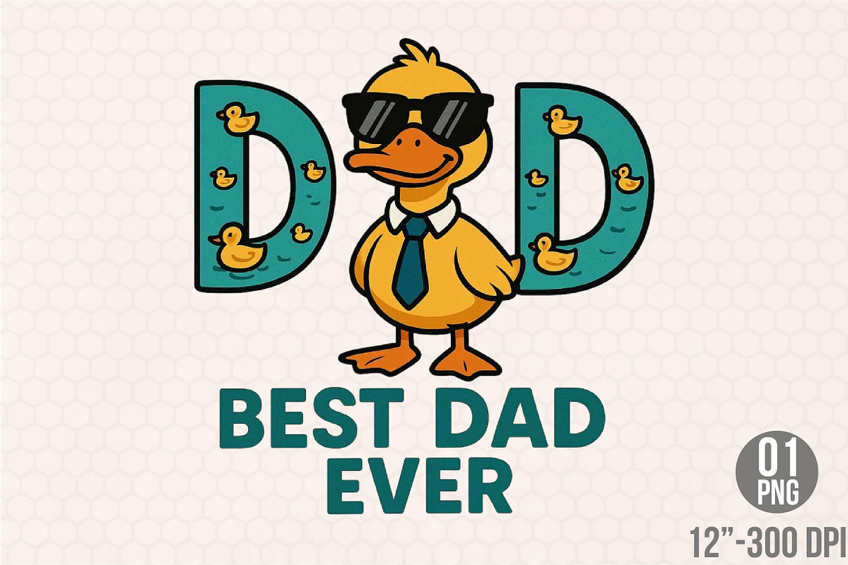 Best Dad Ever PNG, a Graphic by Designking (Photo 1 of 4)