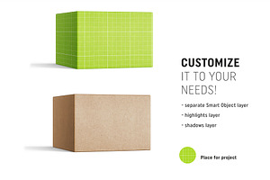 Box Mockup 65x50x65