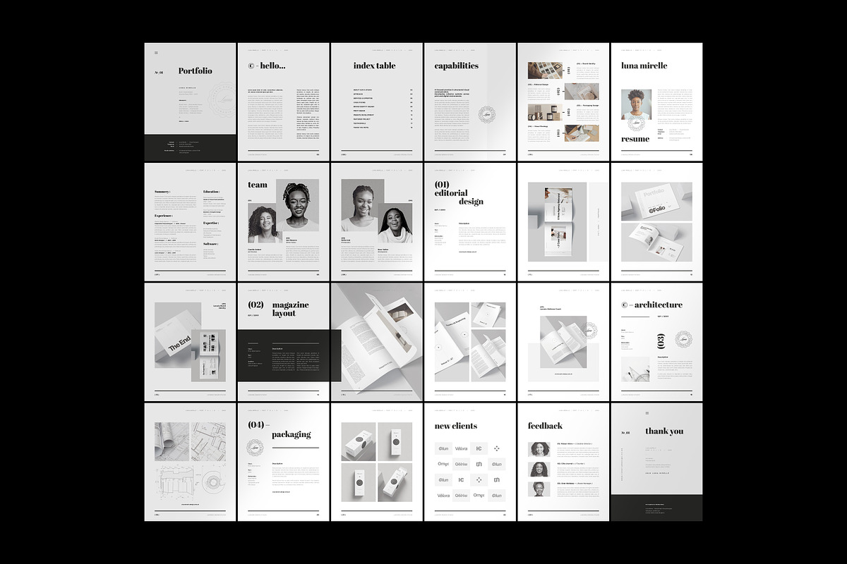 NOVARA – Minimal Editorial Portfolio, a Magazine Template by Lunaria (Photo 10 of 10)