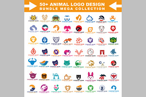 Roaring Collection 50+ Animal Logos, a Branding & Logo Template by ArmanHossen75