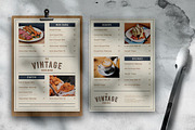 Vintage Food Menu, a Print Template by The Savory Directors (Thumbnail 3 of 3)