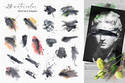 Abstract Watercolor Set. Expression, a Decorative Illustration by LeiaSW (Thumbnail 9 of 10)