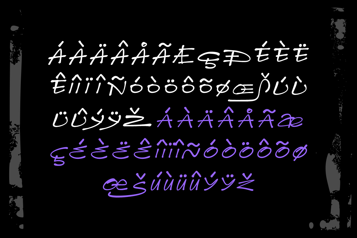 Vallothe - Handwritten Display Font, a Handwritten Font by Sronstudio (Photo 3 of 6)