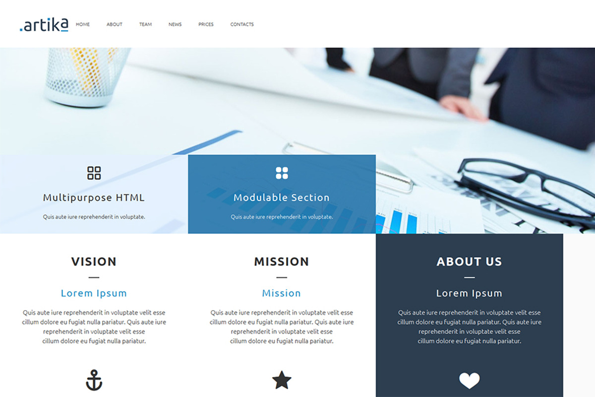 Artika - Multipurpose & Onepage HTML, a Landing Page Template by unCommons (Photo 5 of 5)