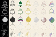 Procreate Stamps, Christmas Brush, a Shape Add-On by Ducatum (Thumbnail 6 of 8)