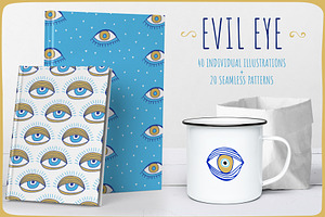 Evil Eye Illustrations Patterns