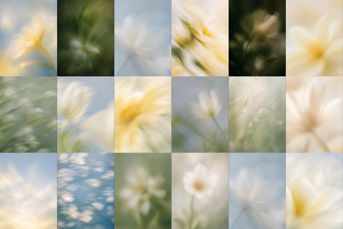 Dreamy Blurry Flower Backgrounds, a Background Graphic by Refancy (Photo 9 of 12)