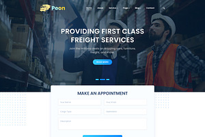 Peon - Logistic PSD Template