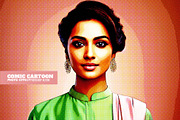 Comic Cartoon Photoshop action, an Action Add-On by Photoshop Action (Thumbnail 1 of 8)