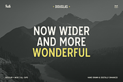 Douglas Vintage Display Font, a Sans Serif Font by bryrude (Thumbnail 3 of 5)