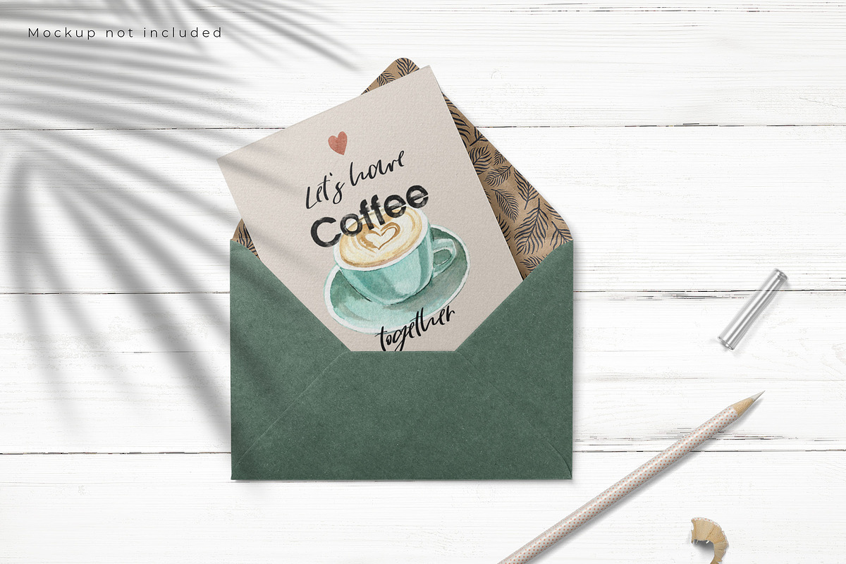 Watercolor Cappuccino & Croissant, a Food Illustration by Kamides (Photo 4 of 5)