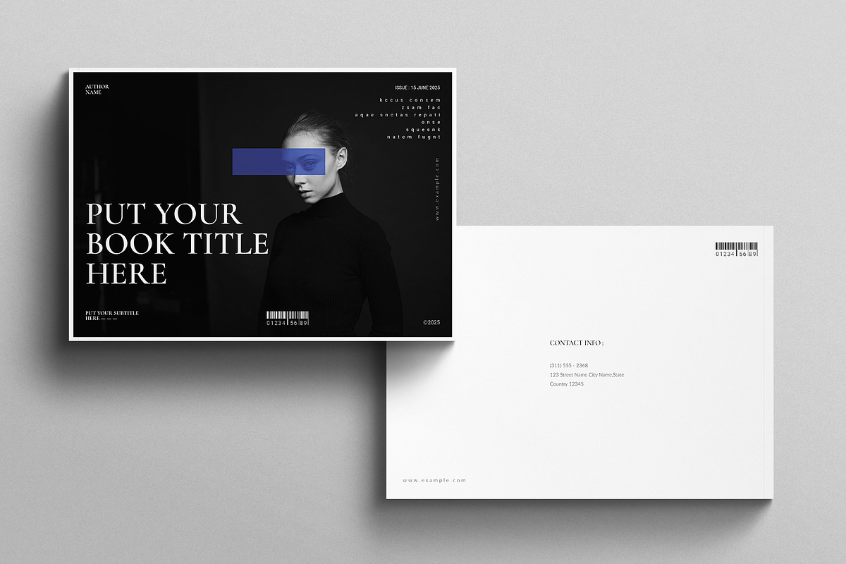 Book Layout Template Landscape, a Brochure Template by E-Type (Photo 7 of 7)