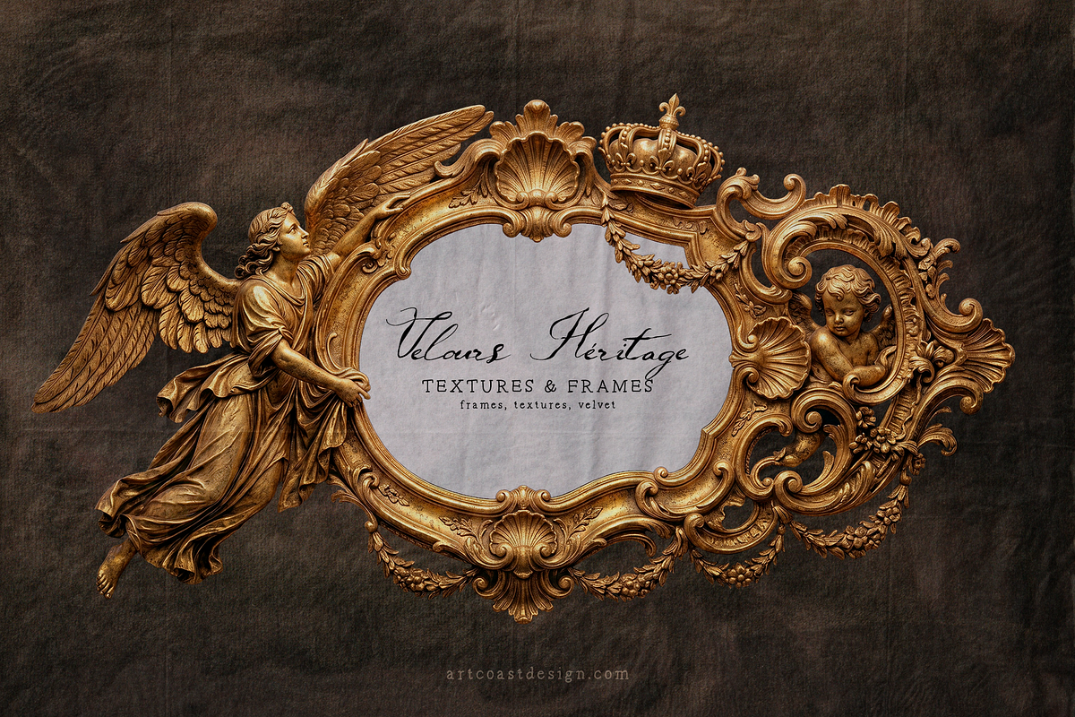 Velours Héritage: Baroque Collection, a Texture Graphic by nadispasibenko (Photo 10 of 12)