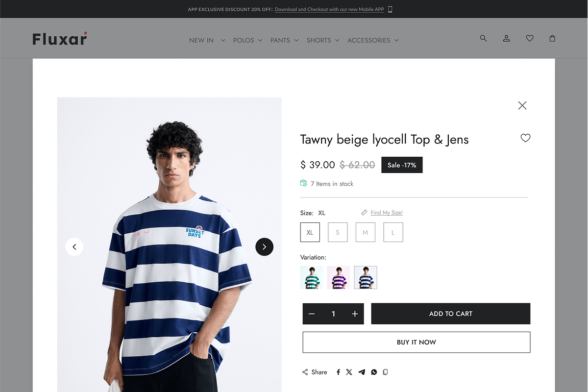 Fluxar - eCommerce Figma Template, an UI Kit Template by ReformedTech (Photo 8 of 23)
