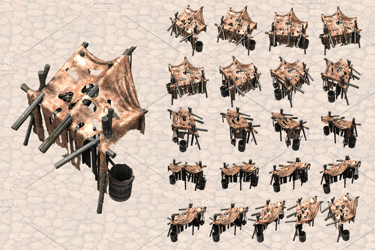 Isometric Ancient City Pack, an Object Graphic by Beatheart Creative Studio (Photo 26 of 77)