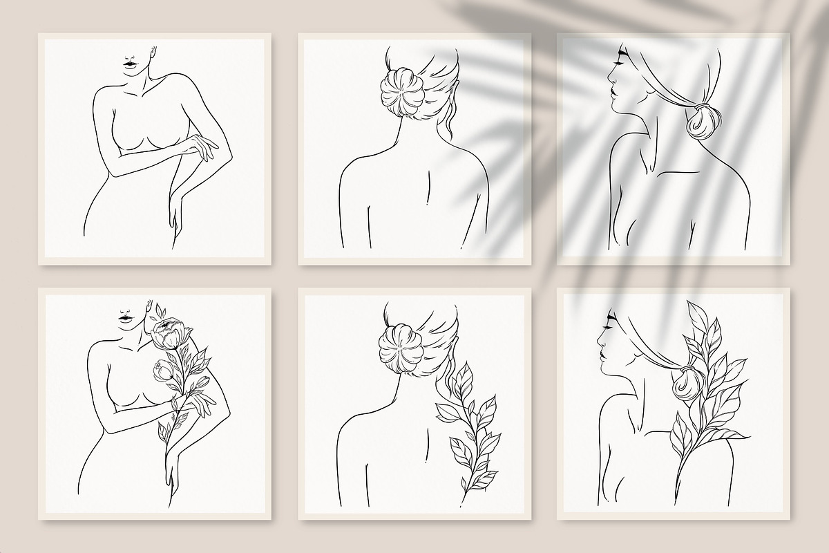 Women & flowers, a Decorative Illustration by heyXeni (Photo 5 of 9)