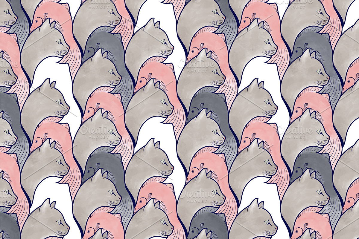 Vector Tessellated Pattern | FA007, a Pattern Graphic by Repeat after me (Photo 3 of 3)