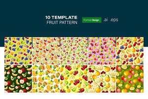 Fruit Background Design, a Background Graphic by shin_std