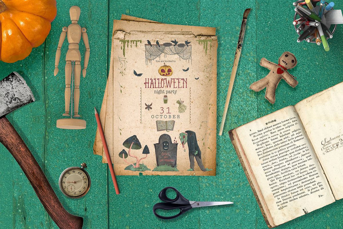 Creepy Halloween, a Decorative Illustration by kateja (Photo 10 of 11)