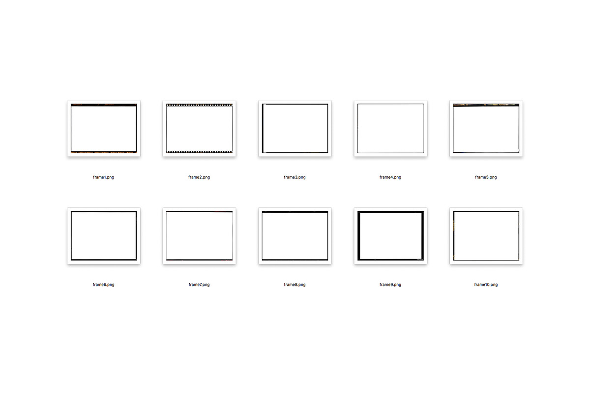 Analog Vintage Frame PNG Kit, a Brushes & More by URSAL Supply (Photo 6 of 6)