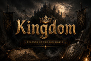 Kingdom Black – Gothic Blackletter, a Blackletter Font by Wow Magic (Thumbnail 4 of 4)