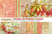 French September Papers, a Texture Graphic by French Kiss Collections (Thumbnail 1 of 4)