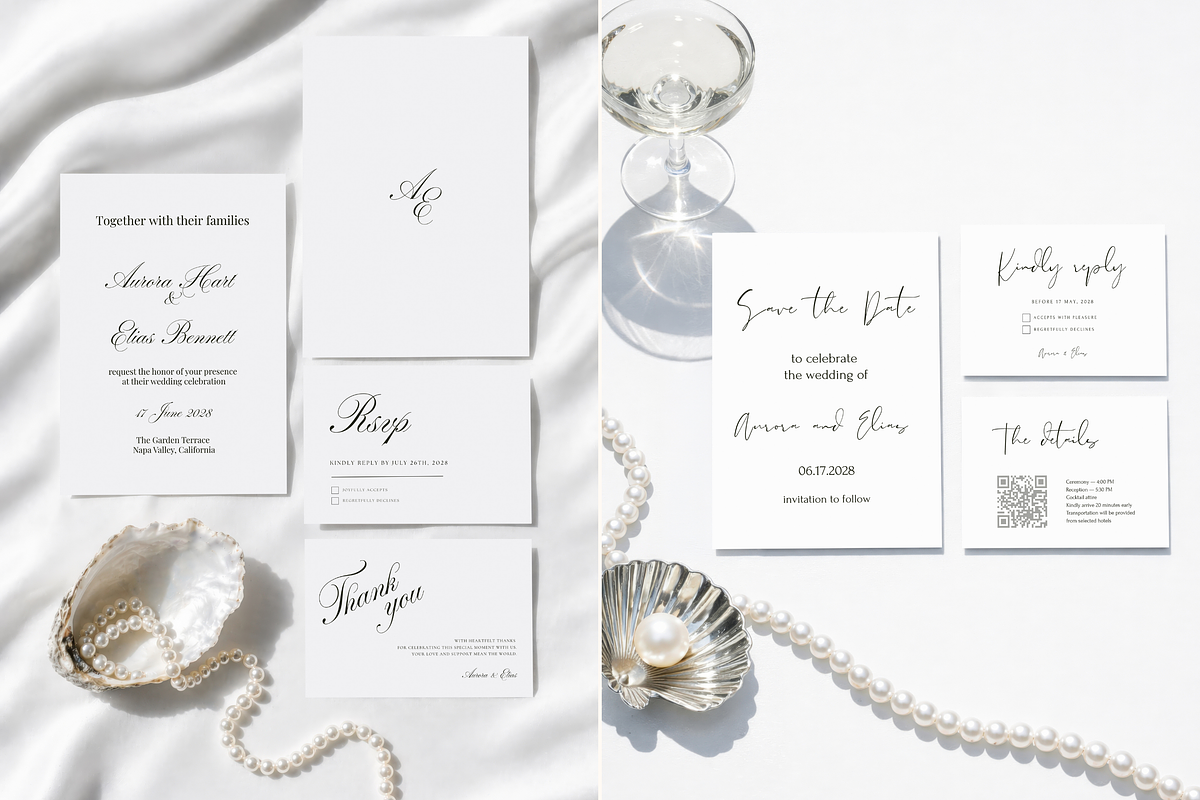 Pearl Stationery Mockup Bundle, an Advertising Mockup by Serenefeeling (Photo 4 of 12)